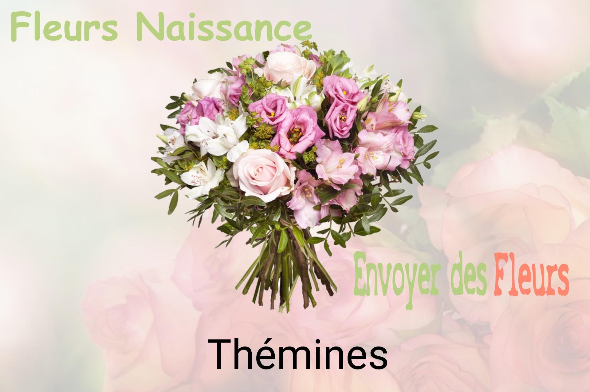 Bouquet de fleurs de naissance livré à Thémines